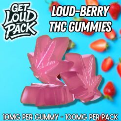 LoudBerry Gummies - 100mg THC