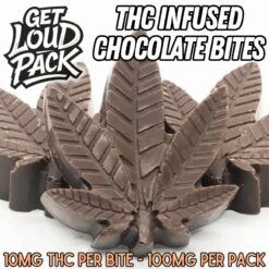 THC Infused Chocolate Bites  - 100mg THC