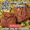 Cannabis Infused Brownies – 50mg THC | Get Loud Pack