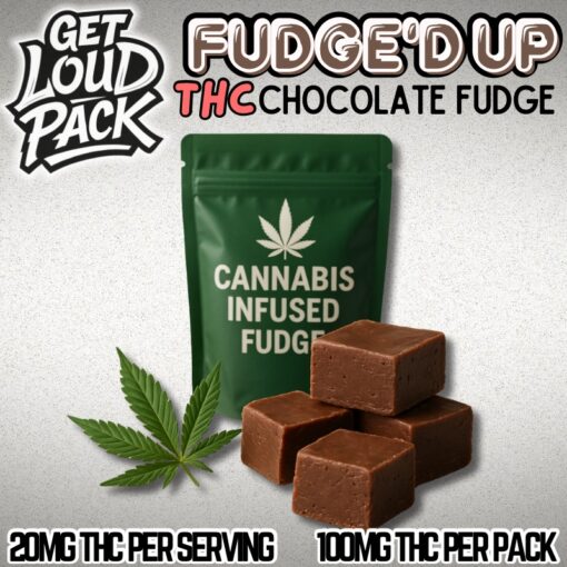 Fudge’d Up – THC Infused Chocolate Fudge - 100mg THC