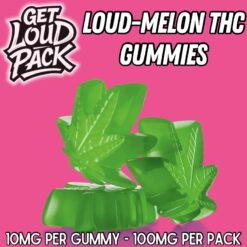 LoudMelon Gummies - 100mg THC