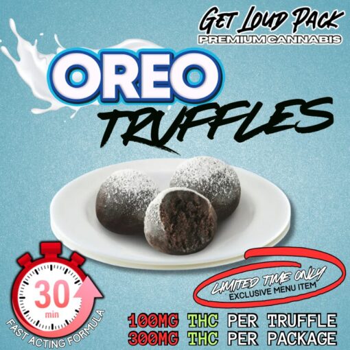 THC Oreo Truffles – 3 Pack (100mg Each)